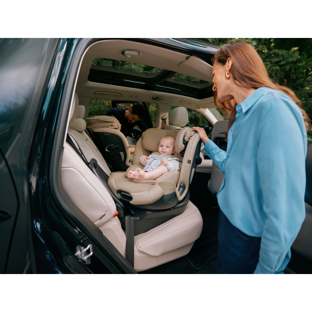 CYBEX Callisto G 360° Rotating All-in-One Convertible Car Seat- Bambi Baby